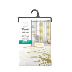 Rideau de douche avec anneaux ORBELLA