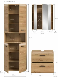 Salle de bains combinée 3 éléments BONGA-Xonox Best