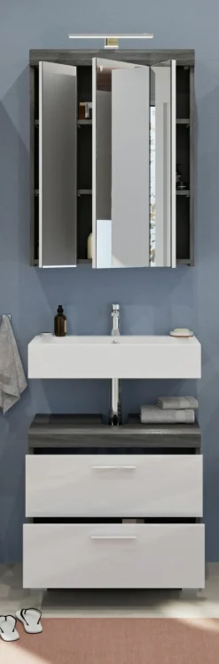 Salle de bains combinée 3 éléments SEWULA-Xonox Sale