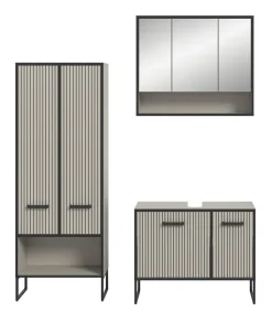 Salle de bains combinée 3 éléments BAGNO-Xonox Clearance