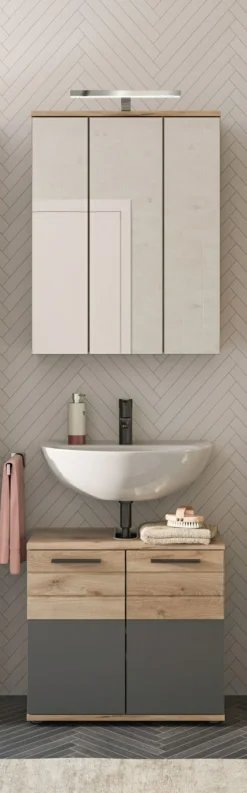 Salle de bains combinée 2 éléments AGARO-Xonox