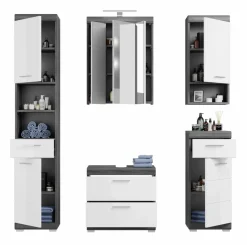 Salle de bains combinée 6 éléments SEWULA-Xonox Discount