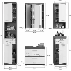Salle de bains combinée 5 éléments SEWULA-Xonox Hot