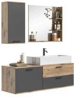 Salle de bains combinée 3 éléments AGARO