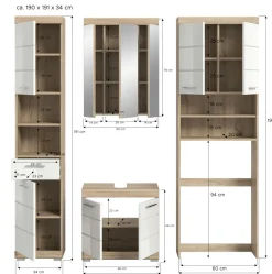Salle de bains combinée GIMBI