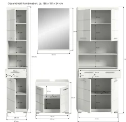 Salle de bains combinée SEWULA