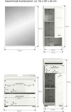 Salle de bains combinée SEWULA-Xonox