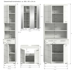Salle de bains combinée SEWULA