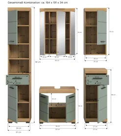 Salle de bains combinée SEWULA