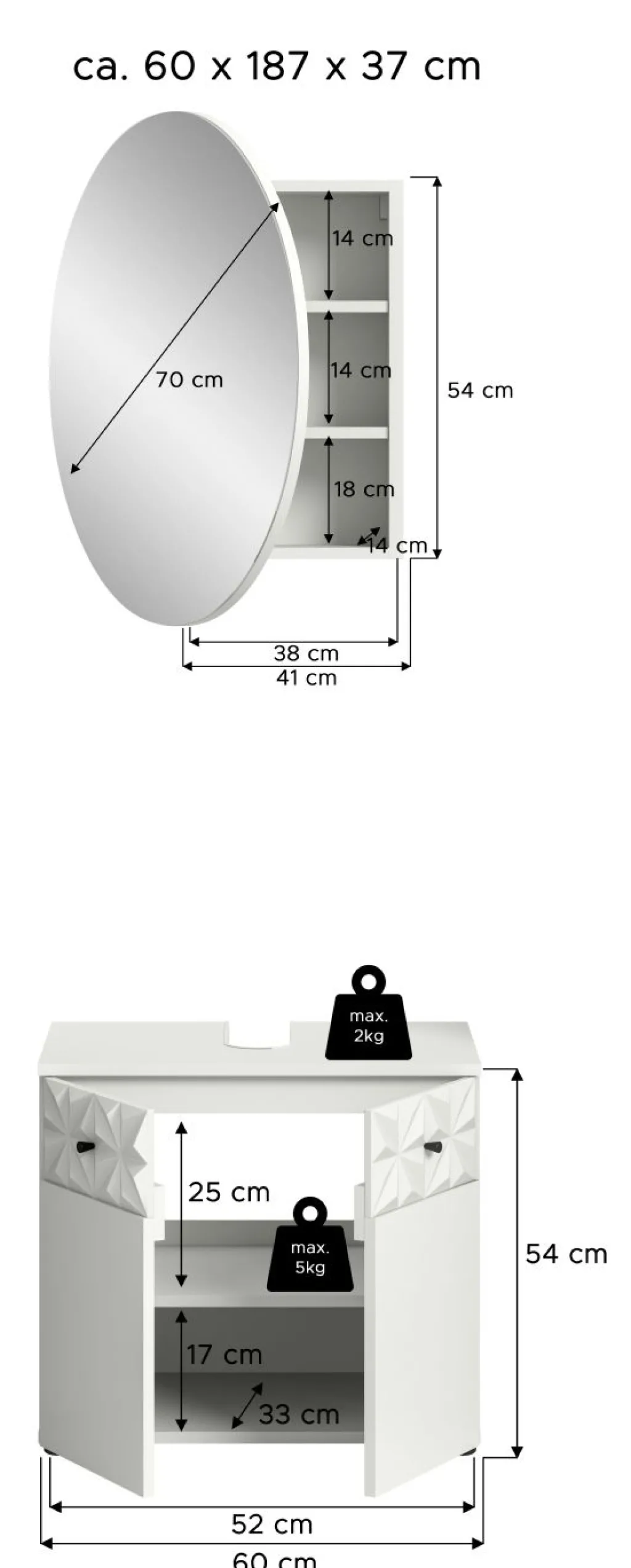 Salle de bains combinée ZIWAY-Xonox Clearance