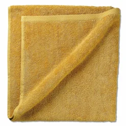 Serviette de bain jaune curry LADESSA
