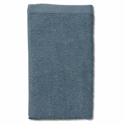 Serviette invité bleu fumé LADESSA