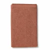 Serviette invité terracotta LADESSA