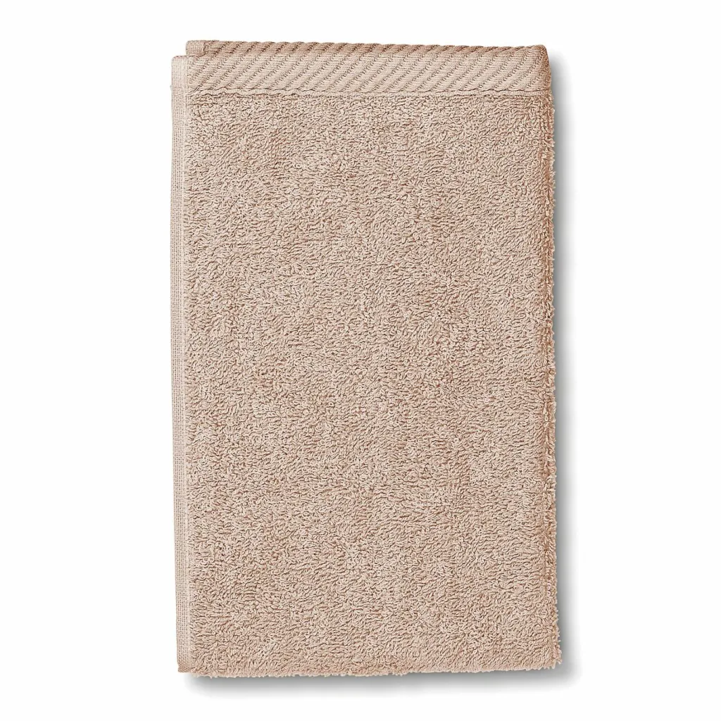 Serviette invité ton rose clair LADESSA-Kela New