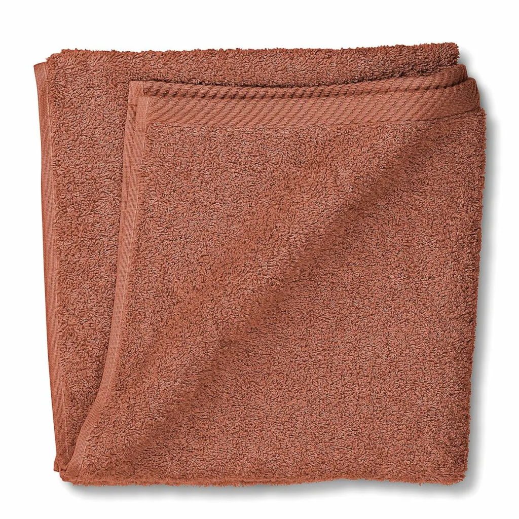 Serviette éponge terracotta LADESSA-Kela Online