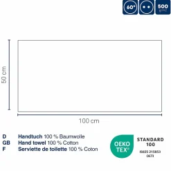 Serviette éponge terracotta LADESSA-Kela Online