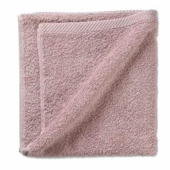 Serviette éponge vieux rose LADESSA-Kela Online