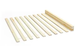 Sommier à lattes enroulable pour lit double