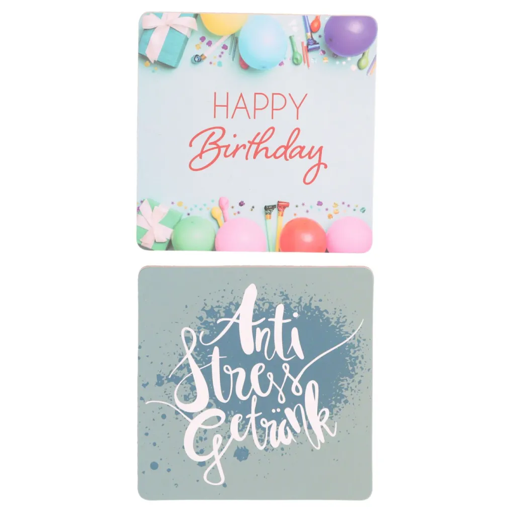 Sous-verre avec inscription KORK-Cepewa Online