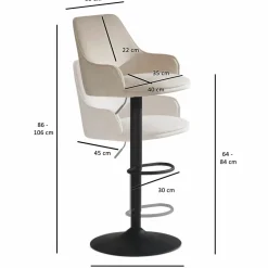Tabouret de bar WOHNLING