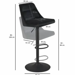 Tabouret de bar WOHNLING-Skyport Best