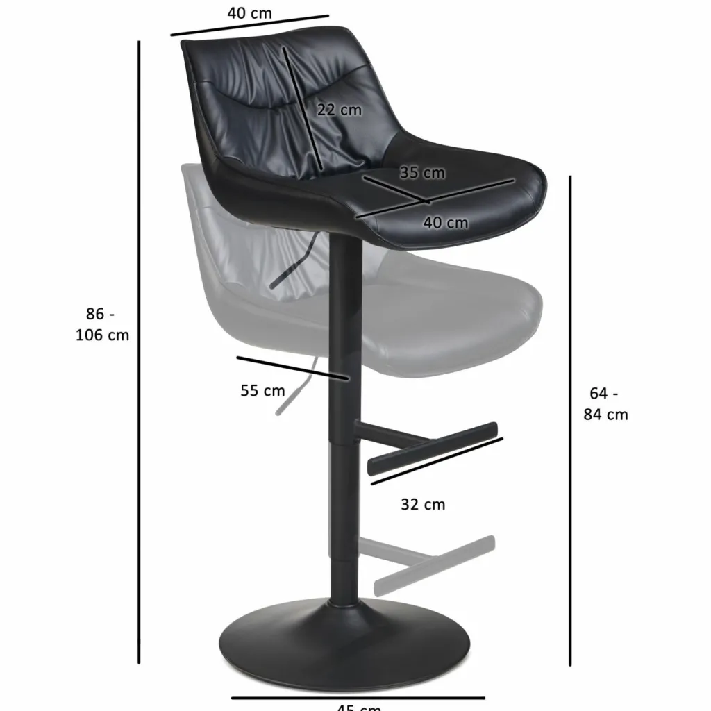 Tabouret de bar WOHNLING-Skyport Sale