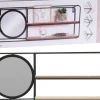 Étagère murale avec miroir