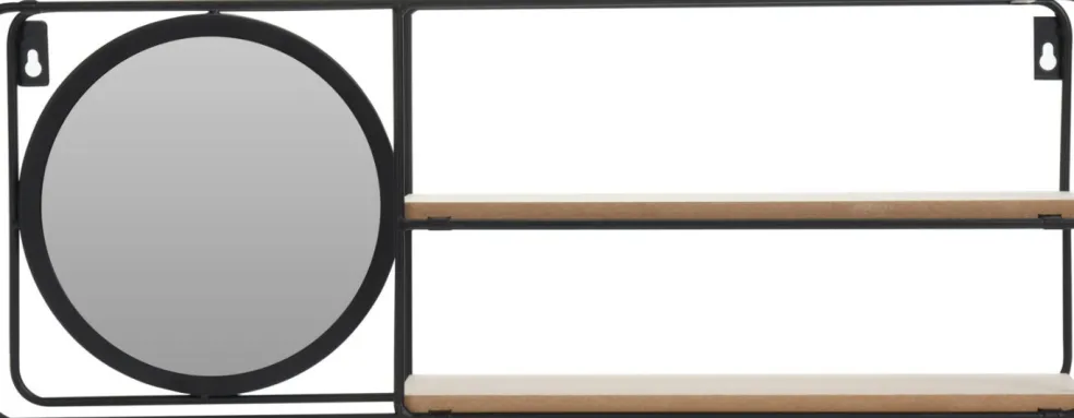 Étagère murale avec miroir