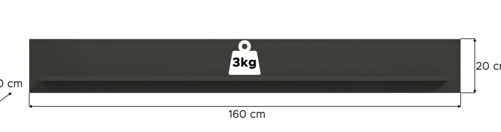 Étagère murale LINEA-Xonox