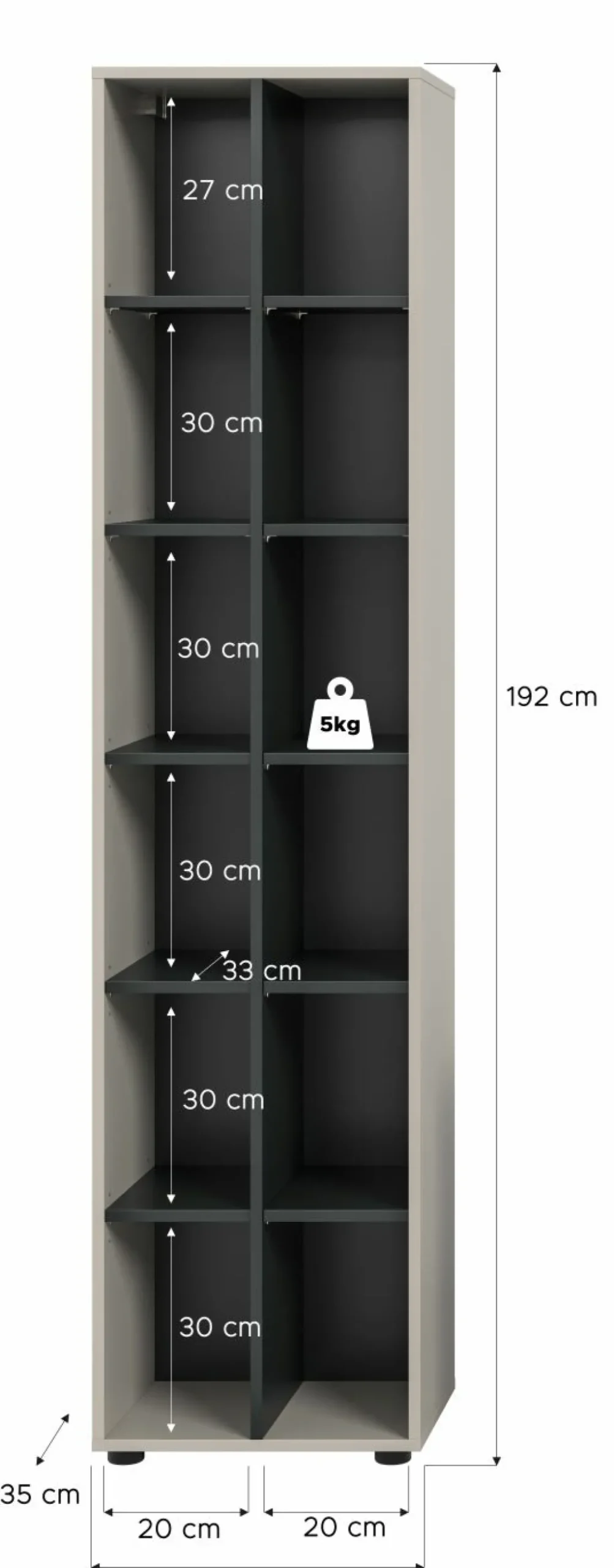 Étagère NOIDA-Xonox Online