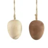 Œuf en bois de pin à suspendre EASTER