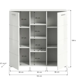 Vestiaire combiné 4 éléments WOLDIYA