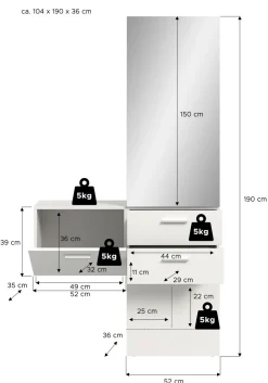 Vestiaire combiné 2 éléments VAGA