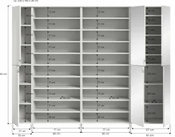 Vestiaire combiné 4 éléments BODITE