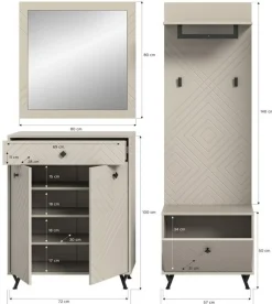 Vestiaire combiné 4 éléments TAPI-Xonox New