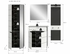 Vestiaire combiné 4 éléments GOBA-Xonox Sale