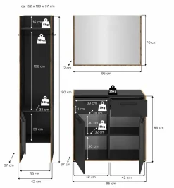 Vestiaire combiné 3 éléments BUENO