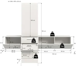 Vestiaire combiné 3 éléments VAGA