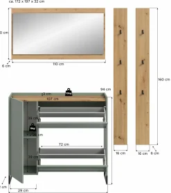 Vestiaire combiné 4 éléments DRIVE