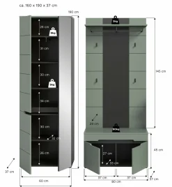 Vestiaire combiné 3 éléments GOBA-Xonox Hot