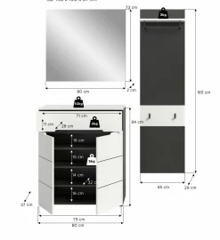 Vestiaire combiné 3 éléments GOBA-Xonox Sale