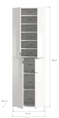 Vestiaire combiné 6 éléments BODITE-Xonox Hot