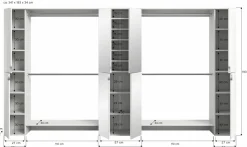 Vestiaire combiné 5 éléments BODITE-Xonox Online