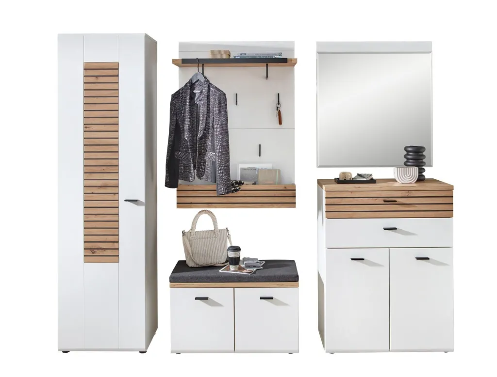 Vestiaire combiné 5 éléments ASMARA-Wohn-Concept Online