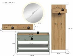 Vestiaire combiné 5 éléments DRIVE-Xonox