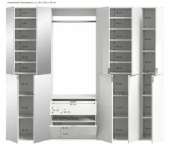 Vestiaire combiné 5 éléments BODITE-Xonox