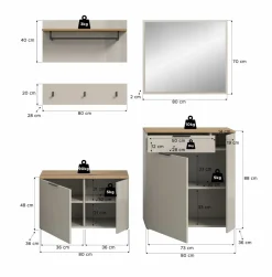 Vestiaire combiné 5 éléments SLIDE