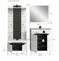 Vestiaire combiné 4 éléments GOBA-Xonox Best