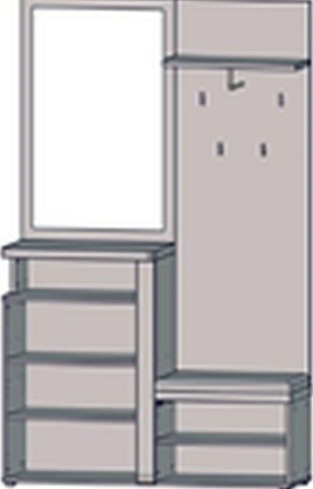 Vestiaire compact TULUZA-Forte New